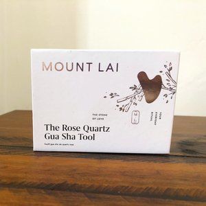 Mount Lai Rose Quartz Gua Sha Tool - New & Unopened